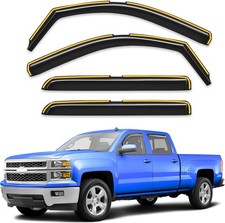 in-Channel Window Rain Guards for Chevrolet (Chevy) Silverado/GMC Sierra picture