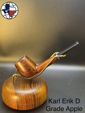 Vintage Karl Erik D Grade Apple Tobacco Pipe picture