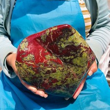 13.42LB Natural Dragon Blood Stone quartz crystal freeform specime mineral heali picture