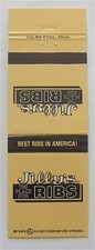JILLY'S THE PLACE FOR RIBS, BEST RIBS IN AMERICA MATCHBOOK COVER picture