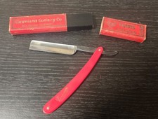 Case Red Imp 133 Straight Razor W.R. Case & Sons USA Red Scales Vintage picture