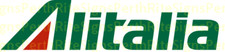Alitalia Sticker 100mm length | toolbox, car window, laptop + Set of 2 picture