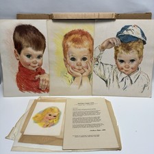 Vtg Northern Paper Mills Frances Hook Children Art Prints Mailer Letter Lot picture