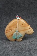 Bear with Cub Zuni Fetish Carving - Paulette & Farlan Quam picture