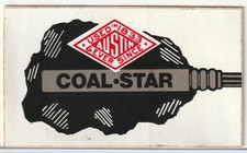 Vintage Austin Powder Coal Star Coal Mining Sticker Decal  picture