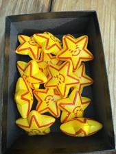 13 Vintage Hardee’s Carl’s Jr. Happy Star Logo Styrofoam Antenna Toppers picture