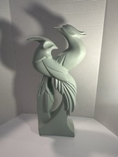 Vintage Jaru Intertwined Birds Ceramic Art Deco Statue 21” picture