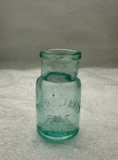 Antique Miniature Cure Bottle Aqua.  Dr. Bosanko's Pile Remedy.   picture