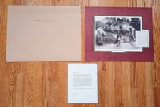 Joe Camel Cigarettes Vintage Lithograph RJR Barnum & Bailey With Letter, Cover picture