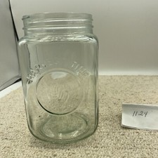 Harvest Time Jar 3.75” X 7.25” Tall-No Lid picture