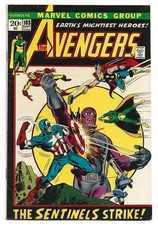 Avengers #103 Marvel Comics 1972 Rich Buckler art / Iron Man / Thor / Sentinels picture