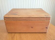 Vintage Handmade Wood Stash Storage Box 9