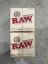 2X RAW HEMP WICK BALL EUROPEAN EDITION 250FT  BOXED - Natural Hemp & Beeswax picture