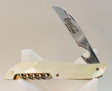 Vintage Altenbach Solingen Genlet Coca Cola Bartender's Corkscrew Pocket Knife picture