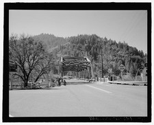 5. Approach view of the Depot Street Bridge, view looking south on Depot picture