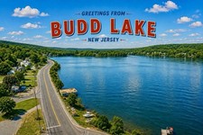 Greetings From BUDD LAKE NEW JERSEY MODERN Vintage Postcard C867 picture