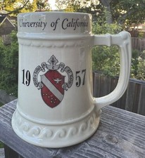 1957 University Of California/ Balfour Ceramic Mug H 6” picture