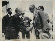 1930 Press Photo Pres. Ortiz Rubio, Dwight W. Morrow, U. S. Ambassador picture