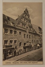 Postcard Leipzig Burgkeller 1907 before demolition old Leipzig glove factory glove factory picture