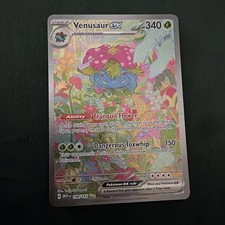 VENUSAUR EX 198/165 SPECIAL ILLUSTRATION RARE 151 POKEMON HOLO NEAR MINT picture
