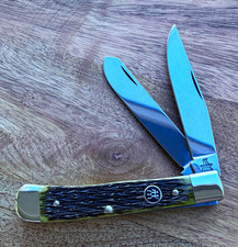 Vintage J.A. Henckels greenbone trapper. MINT in box. Solingen Germany. picture
