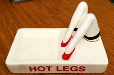  RARE Vintage Hot Legs Ceramic Desk/Dresser/Ashtray Comes with Original Box picture