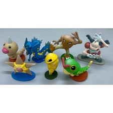 Vintage Pokemon Auldey Tomy Figures Lot Gyarados Hitmonlee Mr Mime Staryu 7pc picture