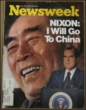 7/26/1971 Newsweek Magazine Richard Nixon I Will Go To China Ellsberg Apollo 15 picture