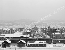 1941 Winter in West Aliquippa, Pennsylvania Old Photo 8.5