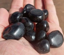 Polished Apache Tears 1/2lb Hand Selected Whole Specimens Volcanic Glass A+Shine picture