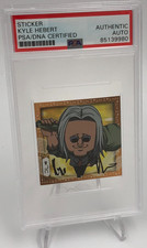 KYLE HEBERT PSA AUTO Authentic Signed on Sticker AMERICAN VOICE ACTOR ANIME picture