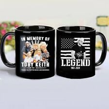 Toby Keith 1961 2024 Thank You For The Music And Memories Signature Mug 11oz picture