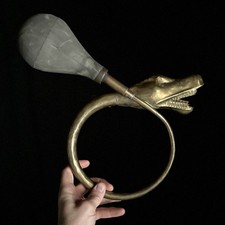 Vintage Boa Constrictor Serpent Automobile Bulb Horn picture