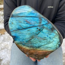 3.74LB Natural elongated stone Madagascar polished crystal healing stone picture