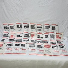 VTG Rickel How To Booklets Lot 80 DIY Home Improvement Guides Man cave Ephemera picture