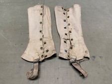 ORIGINAL PRE WWI US ARMY M1907 COMBAT FIELD LEGGINGS-SIZE 1 picture