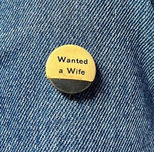 Funny Circa 1900 Wanted A Wife 7/8