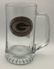 University Of Georgia Bulldogs 32 oz. Mug with Pewter Logo NCAA Licensed picture