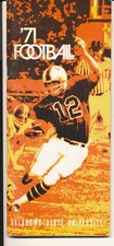 1971 Oklahoma State Football media guide bxa picture