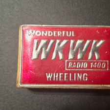 WWVA Radio 1400 Wheeling Advertising Matchbook - Made in Sweden picture