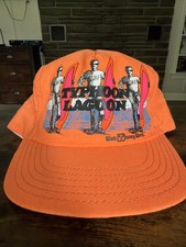 Vintage Walt Disney World Typhoon Lagoon Hat Surf Theme 90s Made In USA Cap picture