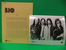 Foghat 1979 Press Kit Boogie Nights 8x10 B&W Photo Dave Peverett picture