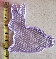 Vintage Easter Bunny Candy Dish Rare 6