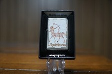 ZODIAC SIGN SAGITTARIUS ZIPPO LIGHTER MINT IN BOX picture