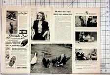 1930s Jane Bryan Magazine Page Hollywood Starlet Roto-Shaver Flexible Flyer Ads picture