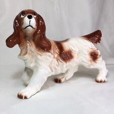 10” Large Cocker Spaniel Dog Figurine, Japan, Vintage Glazed Porcelain❤️ picture