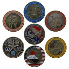 7pc/set Operation Iraqi Freedom Sanit George Pray for US Military Challenge Coin picture