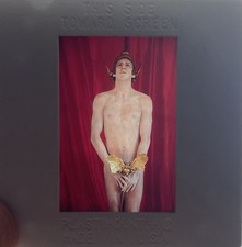 2 Vintage Photo Slides Sexy Man Hermes Greek God Gay Interest picture