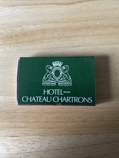 Hotel Chateau Chartrons Cr Saint-Louis, Bordeaux, France Vintage Matchbox Full picture
