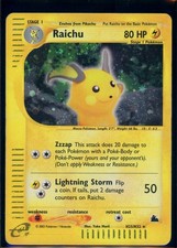 Pokemon SKYRIDGE - #H25/H32 Raichu - Holo - ENG - Heavily Played picture